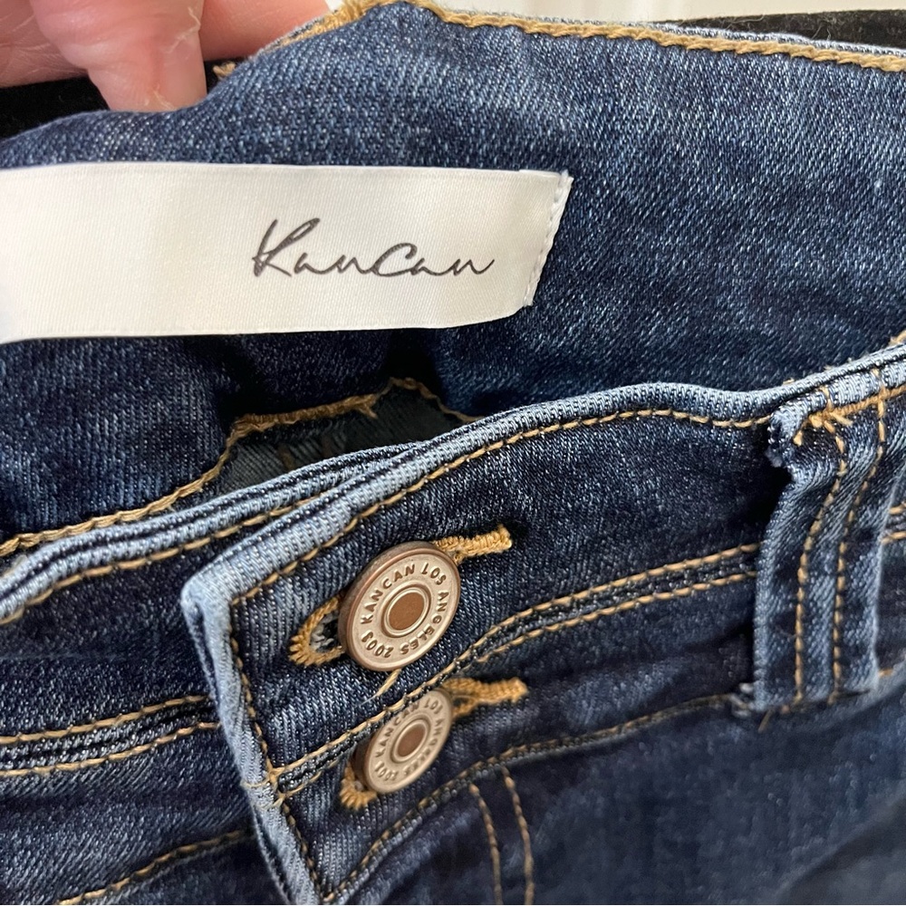 KanCan Dark Blue Flare Jeans - Picture 8 of 10